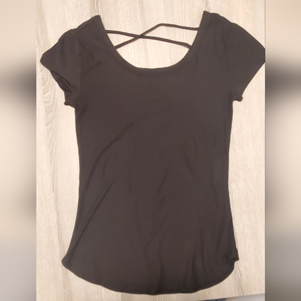 Strappy detail shirt